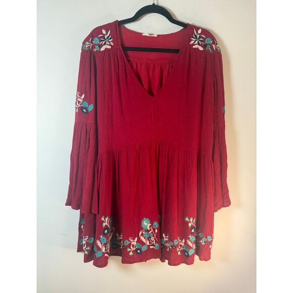 Altar’d State Boho Peasant Style Size S/M mini dress or tunic. Embroidered - Picture 1 of 8